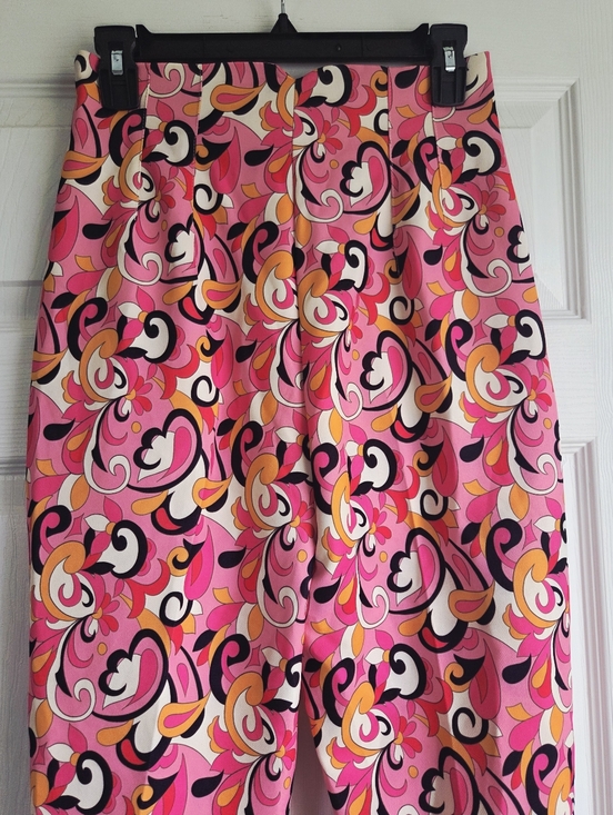 ZARA ✨️ Women's Pink Trouser Pants Size S - Picture 7 of 9